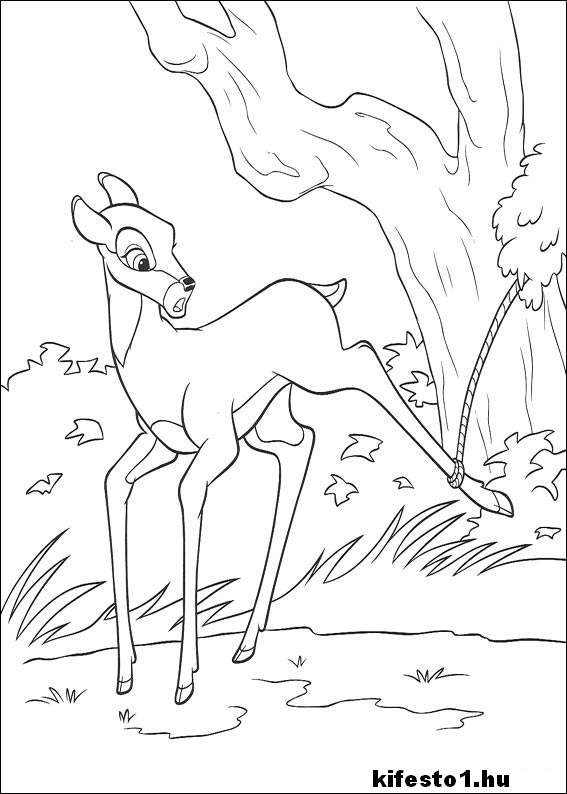 Bambi 33 kifestő nyomtatható