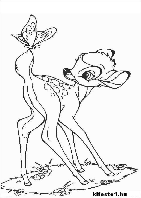 Bambi 49 kifestő nyomtatható